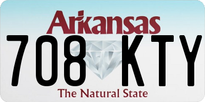 AR license plate 708KTY