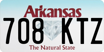 AR license plate 708KTZ