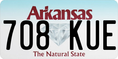 AR license plate 708KUE
