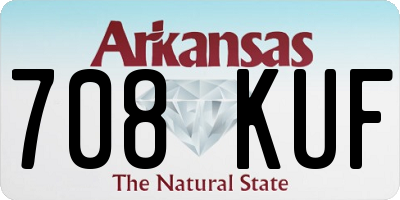 AR license plate 708KUF