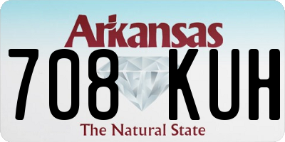 AR license plate 708KUH