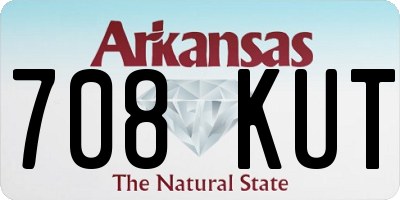 AR license plate 708KUT