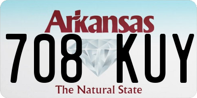 AR license plate 708KUY