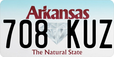 AR license plate 708KUZ