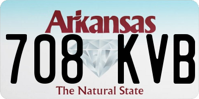 AR license plate 708KVB