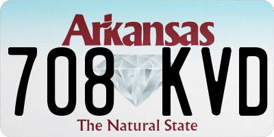 AR license plate 708KVD