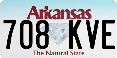 AR license plate 708KVE