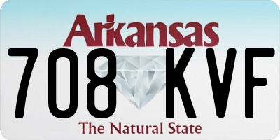 AR license plate 708KVF