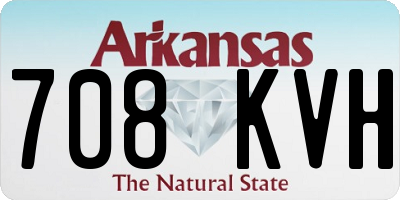 AR license plate 708KVH