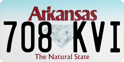 AR license plate 708KVI