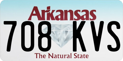AR license plate 708KVS