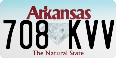 AR license plate 708KVV