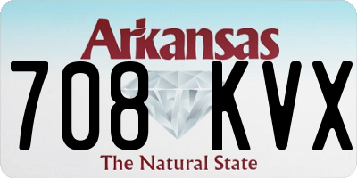 AR license plate 708KVX