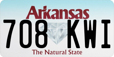 AR license plate 708KWI