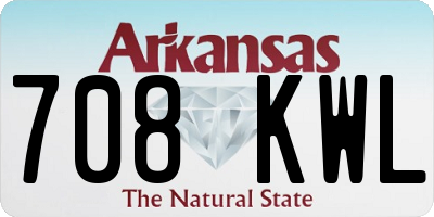 AR license plate 708KWL