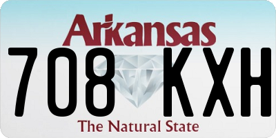 AR license plate 708KXH