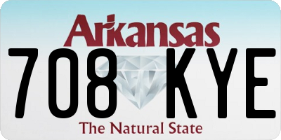 AR license plate 708KYE