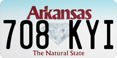 AR license plate 708KYI