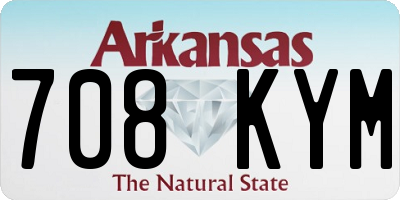 AR license plate 708KYM