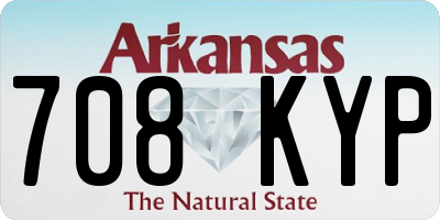 AR license plate 708KYP