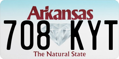 AR license plate 708KYT