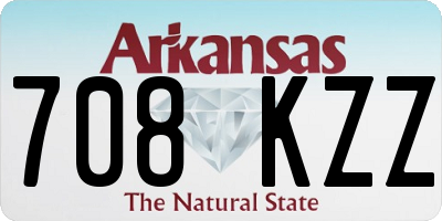 AR license plate 708KZZ
