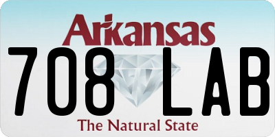 AR license plate 708LAB