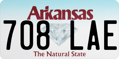 AR license plate 708LAE