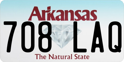 AR license plate 708LAQ