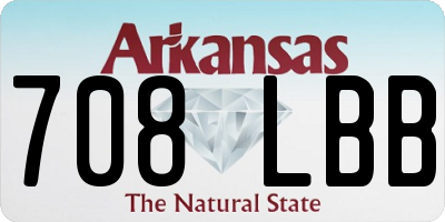 AR license plate 708LBB