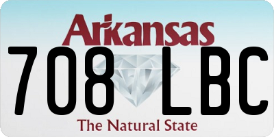 AR license plate 708LBC