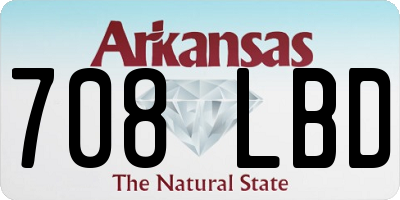 AR license plate 708LBD