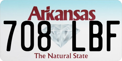AR license plate 708LBF