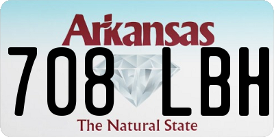 AR license plate 708LBH