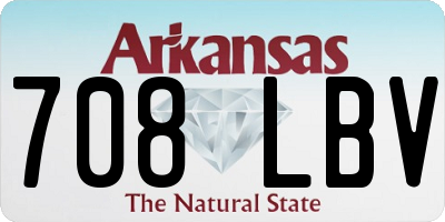 AR license plate 708LBV