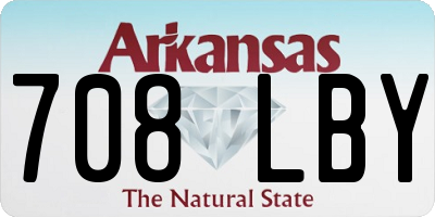 AR license plate 708LBY