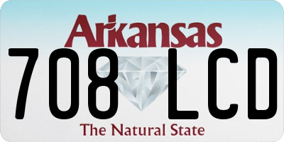 AR license plate 708LCD