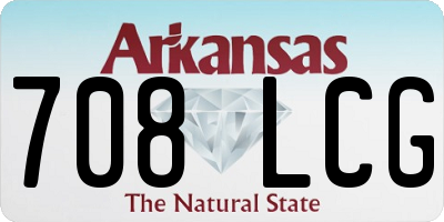 AR license plate 708LCG