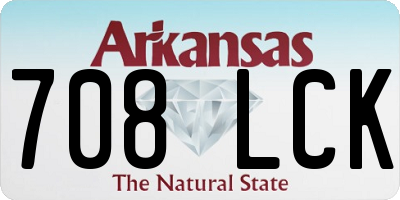 AR license plate 708LCK