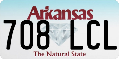 AR license plate 708LCL