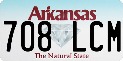 AR license plate 708LCM