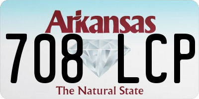 AR license plate 708LCP