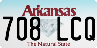 AR license plate 708LCQ