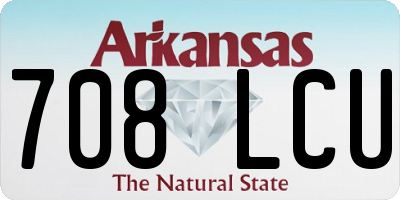AR license plate 708LCU
