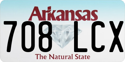 AR license plate 708LCX
