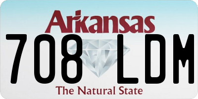 AR license plate 708LDM