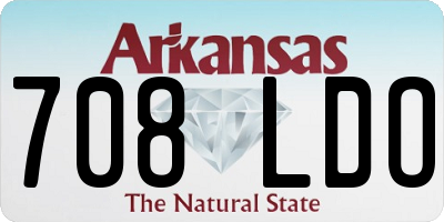 AR license plate 708LDO