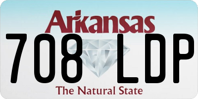 AR license plate 708LDP