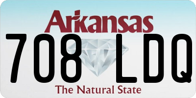 AR license plate 708LDQ