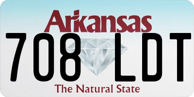 AR license plate 708LDT